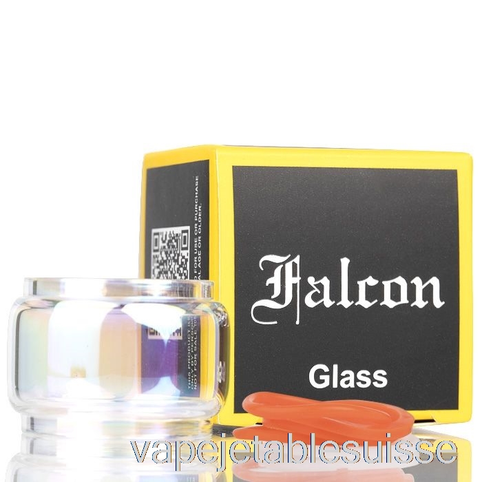 Vape Suisse Horizon Falcon / Verre De Remplacement Artisanal En Résine Verre à Ampoule Arc-en-ciel - 7ml